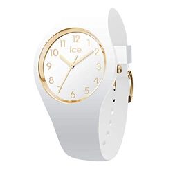 Ice-Watch - ICE glam White Gold Numbers - Orologio bianco da Donna con Cinturino in silicone - 014759 (Small)