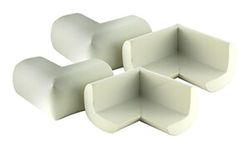 Coins de Protection pour Meubles, Couleur Blanc cassé, Lot de 4 unités, Parfaits pour prévenir Les Chocs et protéger Les Surfaces.