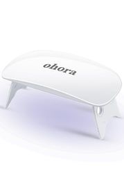 Ohora Mini Lampada UV LED Unghie Professionale 6W - Fornetto Unghie Semipermanente Portatile e Compatto per Manicure Fai Da Te - Lampada LED Unghie con USB per Polimerizzazione Rapida e Sicura
