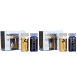 Tahe Infusion A + B Gold Radiance Traitement illuminateur pour cheveux blonds ou méchés, 2 x 10 ml (Lot de 2)