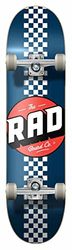 RAD Unisex – Checker Stripe Skateboard för vuxna, marinblå, 7,75 tum