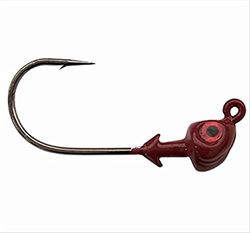 Strike King - Cebo para Cabeza de Agua Salada, Unisex Adulto, Cabeza de Plantilla Plana para Agua Salada, FJH14-811, Rojo, Rojo