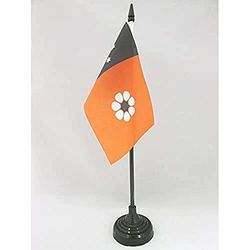 Tafelvlag Noordelijk Gebied 15x10 cm - Australië Bureauvlag 15 x 10 cm - Zwart plastic stokje en voetje - AZ FLAG