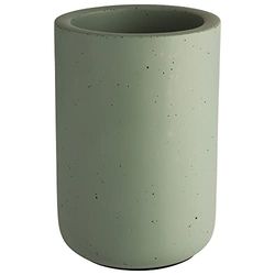 APS Refrigeratore per bottiglie ELEMENT in cemento – con fondo per mobili – per bottiglie da 0,7 – 1,5 litri – Ø 12/10 cm, altezza 19 cm, verde