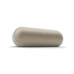 Beats Pill – Enceinte sans Fil Bluetooth et Recharge Mobile Via USB-C – Jusqu'à 24 Heures d'autonomie, résistance à l'eau (IP67), compatibilité Apple et Android, Microphone intégré – Champagne