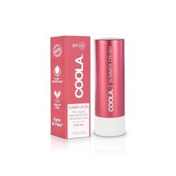 COOLA Mineral Liplux® Balsamo labbra colorato biologico SPF 30, Balsamo labbra Protezione solare, Summer Crush, 4,2 g