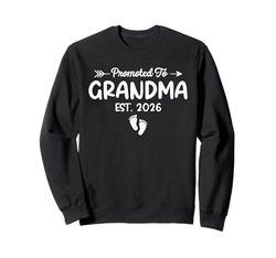 Promoted To Grandma Est. 2026 Baby Announcement For Grandma Sweatshirt