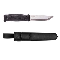 Morakniv Garberg Sandvik överlevnadskniv av rostfritt stål, med fast blad, 10,9 cm, svart