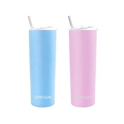 Ezprogear Gobelet isotherme en acier inoxydable 20 oz 2 Pack Cornflower/Lavender