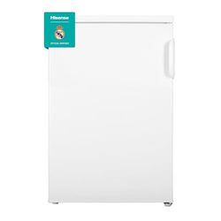 Hisense RL170D4AWE - Frigorífico pequeño de una puerta reversible, con 138 L de Capacidad,Puerta Reversible, Cajón Frutas y Verduras, despensa vertical en color Blanco