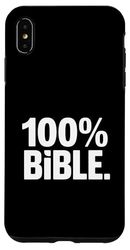 100% Bibbia Cristiano Fede Sacra Scrittura Custodia per iPhone XS Max