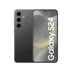 Samsung Galaxy S24 AI Smartphone, Android mobiele telefoon zonder abonnement, 8 GB RAM, 256 GB geheugen, 50 MP-camera, lange batterijduur, Onyx Black, 3 jaar fabrieksgarantie