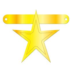 Folat 50381 Banner Letter Star: Geel