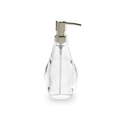 UMBRA Droplet Soap Pump. Pompe à savon Droplet, en acrylique transparent, 296ml. Dimension7.6x21cm.