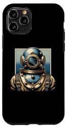 Carcasa para iPhone 11 Pro Traje de buceo vintage