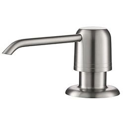 Kraus Dispensador de jabón y loción de Cocina de Acero Inoxidable sin Manchas, KSD-32SFS