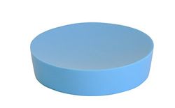 GRUND z22250303 Piccolo Porte-Savon 10,4 x 10,4 x 2,5 cm Bleu Clair Accessoires, 100% Polyrésine, 10,4 x 10,4 x 2,5 cm