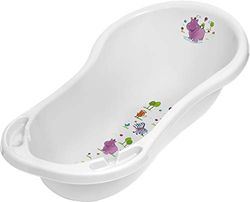 keeeper Hippo Ergonomic Baby Bath, From 0 to 12 months, 100 cm, Wiktoria, White