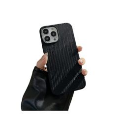 Compatibel met iPhone 13 Pro, 6,1 inch, valvaste beschermhoes, vingerafdruk, duurzaam, gemakkelijk te reinigen, minimalistische stijl, zwart