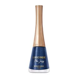 BOURJOIS VERNIS 1 SECONDE SOIRS DE PARIS 62 BLEU JAZZY, Vernis à Ongles, 60 Secondes de Séchage, Fini Brillant, Nacré, Métallisé ou Mat, Jusqu'à 3 Jours De Tenue