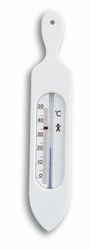 TFA Dostmann Badthermometer analoog, 14.3018.02, watertemperatuur meten, whirlpool/zwembad, natuurlijke meetvloeistof, wit