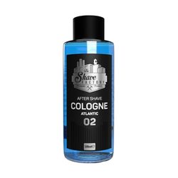The Shave Factory Aftershave Cologne for Men – Atlantic 500ml Glass Bottle – Invigorating, Fresh and Energetic Fragrance – Citrus, Woody & Aquatic Scent – ​​Soothes Irritation, Refreshes Skin