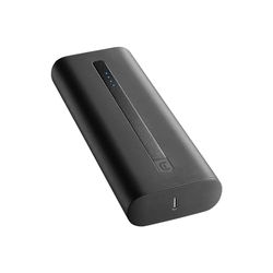 Cellularline | Caricabatterie Portatile Thunder | Carica Batterie Powerbank da 20000mAh - Carica Rapida per Cellulare - Compatto - Cavo USB C Incluso