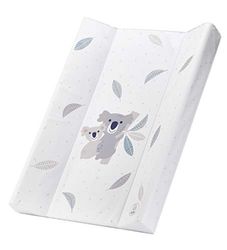 Rotho Babydesign Mudador com cunha, 0 meses, adorável design de coala, bela ambina, 20099 0001 CQ, branco