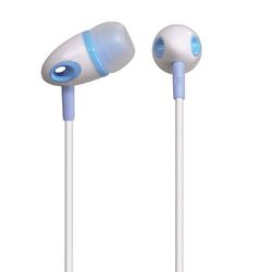 Hama ME-297 In-Ear stereohörlurar – vit/blå