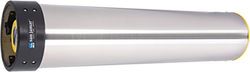 San Jamar C3500E Stainless Steel Horizontal Surface Mount Beverage Paper Cup Dispenser, Fits 32oz to 46oz Cup Size, 4" to 4-7/8" Rim, 23-1/2" Tube Length