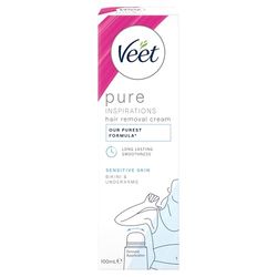 Veet Bikini and Underarm Hair Removal Cream, 100ml