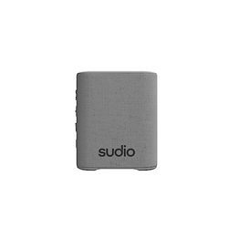 sudio S2 Gris, Altavoz Bluetooth con Sonido Fuerte y Graves Profundos Larga duración de reproducción IPx5 Impermeable Bluetooth 5.3 TWS Emparejamiento Altavoz Compacto inalámbrico portátil para el