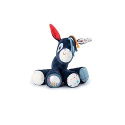 Lilliputiens - Peluche sonoro e Interactivo Ignace el Asno - Ideal para bebés - Sonidos cautivadores - Juguete de Despertar - Estimulación sensorial - Hecho de poliéster Reciclado Desde 9 Meses,83435