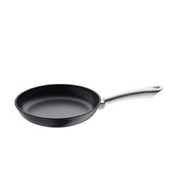 Küchenprofi 403001024 - Padella con manico in acciaio INOX Provence, 24 cm, colore nero