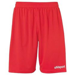 uhlsport Performance Shorts Uomo Sport Calcio Fitness Escursionismo Ciclismo Pantaloni Corti Pantaloni Corsa Estivi 100% Poliestere Riciclato Rosso/Bianco - Taglia 140