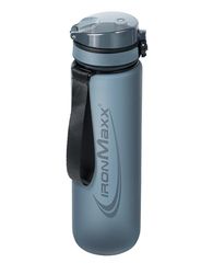 IronMaxx Sport Waterfles, Kyanite Blue, 1000 ml, robuuste en lekvrije drinkfles met schroefsluiting, BPA-vrij en herbruikbaar, ideaal voor sport en onderweg