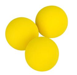 Kerbl Pet Foam Ball, 4,5 cm, geel, 3 stuks
