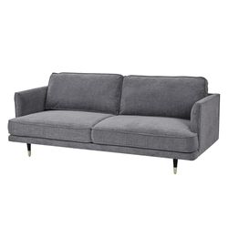 Hill Interiors Richmond Grey Large Sofa, Mixed, 86 x 92 x 40.6 cm