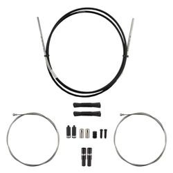 Sram Unisex – dla dorosłych Slick Wire Road z linką hamulcową, czarny, 5 mm