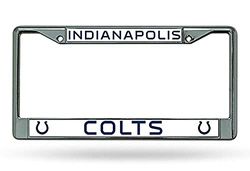NFL Indianapolis Colts Standard Chrome License Plate Frame