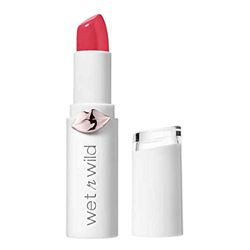 Wet n Wild, Megalast Lipstick, Long-lasting Lipstick with Shine Finish, Hydrating Formula with Microspheres, Natural Marine Plant Extracts, Coenzyme Q10 and Vitamins A & E, Strawberry Lingerie