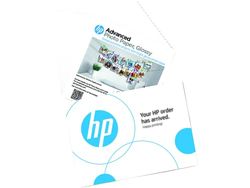 HP Advance Photo Paper, Glossy, 250 g/m2, 5x5 in, 20 Sheets (49V50A)