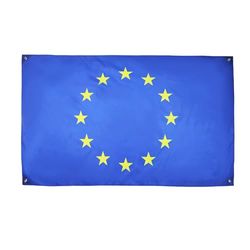 AZ FLAG Flaga Europy 150x90 cm z 4 oczkami, flaga europejska na balkon lub ścianę