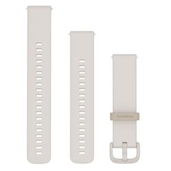 Garmin Quick release, Horlogeband, Siliconen, 20 mm, Yvory, Geschikt voor Vivoactive 5