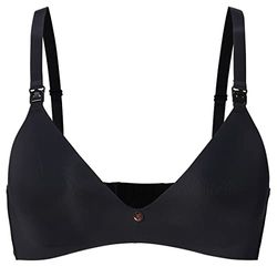 Noppies Draadloze micro-gevoerde beha voor dames, Black - P090, 70D