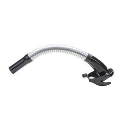 Metal Diesel Outlet Pipe 380 mm Flexible for Metal Canister, Grey/Black