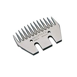 Hauptner 87268000 Standard Grooming Comb 13 Teeth Cutting Width 76 mm Sheep Silver