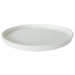 Kartell Componibili - Cubierta/bandeja para apilar contenedores, Cierre superior-Tapa, Redondo 42 cm, Blanco