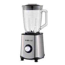 Muvip Blender 1300W 1.5L - 2 Speeds - Stainless Steel Body and Blades - Ice Pick Function - S Lock