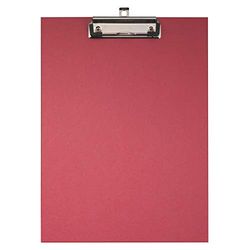 Exacompta - Ref. 17295E - 1 Coated paper pad holder - Size 23x32cm for A4 - Red